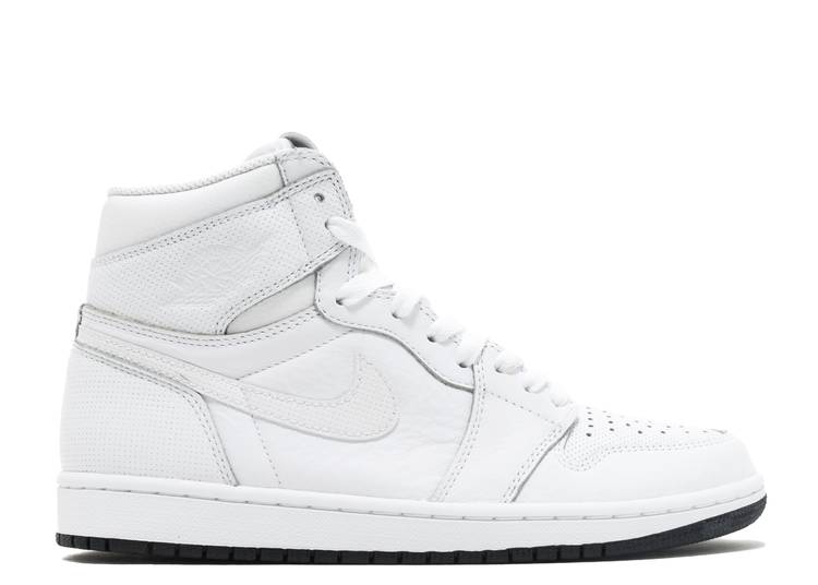 Air Jordan 1 Retro High 'Perforated White' (GS)